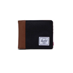 herschel hank wallet black/tan one size